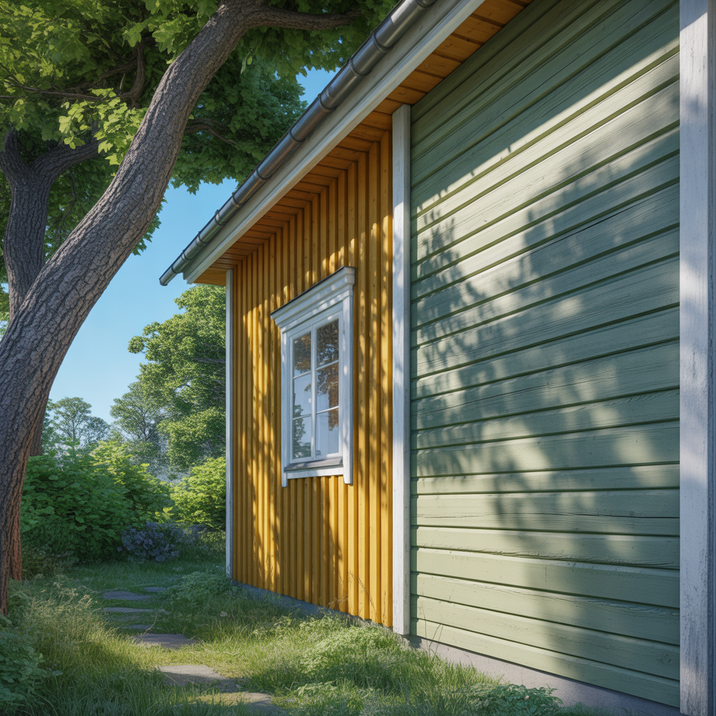 11.Hur skyddar du fasadfargen fran solblekning