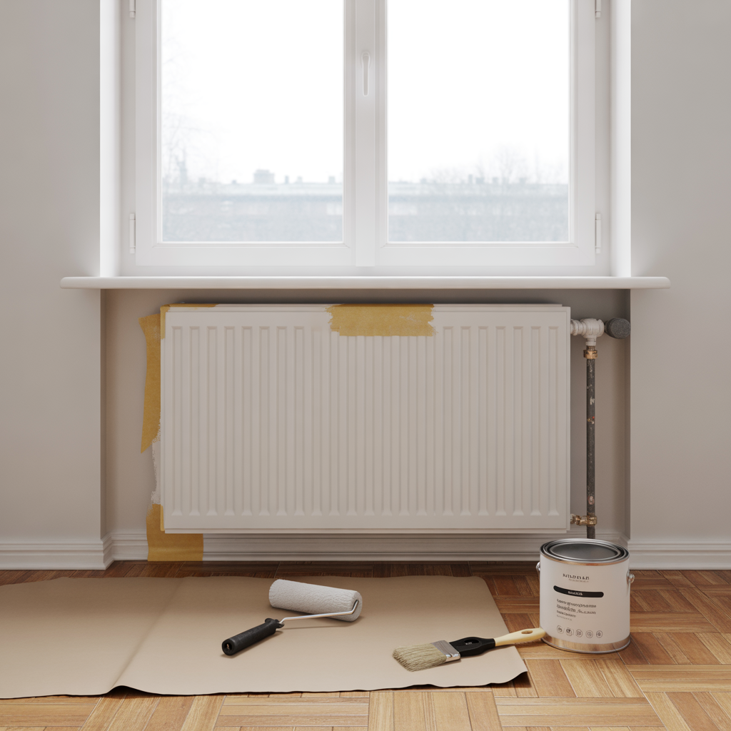 mala radiator med varmetalig farg steg for steg guide